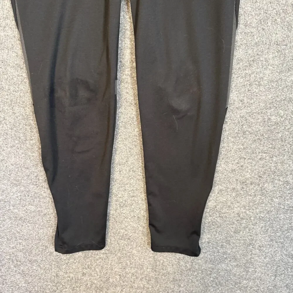 Nike Pants Mens Large Black Tapered Slim Fit Sweatpants Swoosh Skinny Athleisure